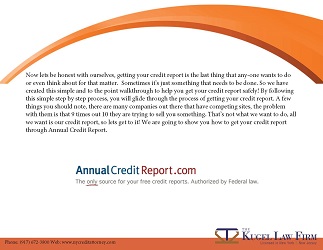 KLF-Handout_Page_01 Kugel Annual Credit Report
